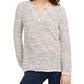 Style & Co Women's Crochet-Trim Tunic Pink Size XX-Large
