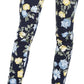 Charter Club Women's Floral Lexington Straight-Leg Jeans Blue Size 10