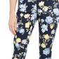 Charter Club Women's Floral Lexington Straight Leg Jeans Blue Size 8