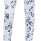 Charter Club Women's Striped Floral Printed Bristol Skinny Ankle Pants Blue Size 6