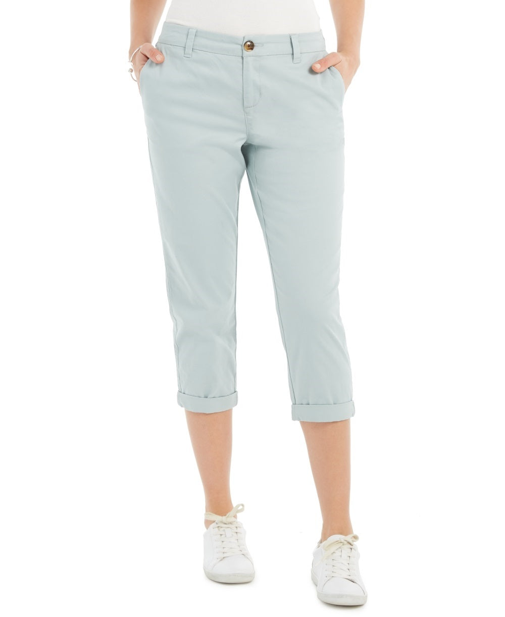 Style & Co Women's Chino Capri Pants Blue Size 10