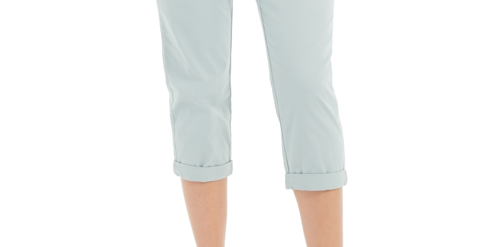 Style & Co Women's Chino Capri Pants Blue Size 10