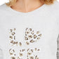 Style & Co Women's Cotton Graphic Sweatshirt Gray Size XX-Large