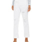 Style & Co Women's Ripped Crop Straight Jeans  White Size 2
