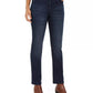 Style & Co Women's Modern Straight Mid Rise Jeans Blue Size 4