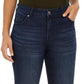 Style & Co Women's Modern Straight Mid Rise Jeans Blue Size 4
