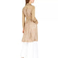 INC International Concepts Women's Plus Size Long Lace-Back Trench Coat Gray Size 2X