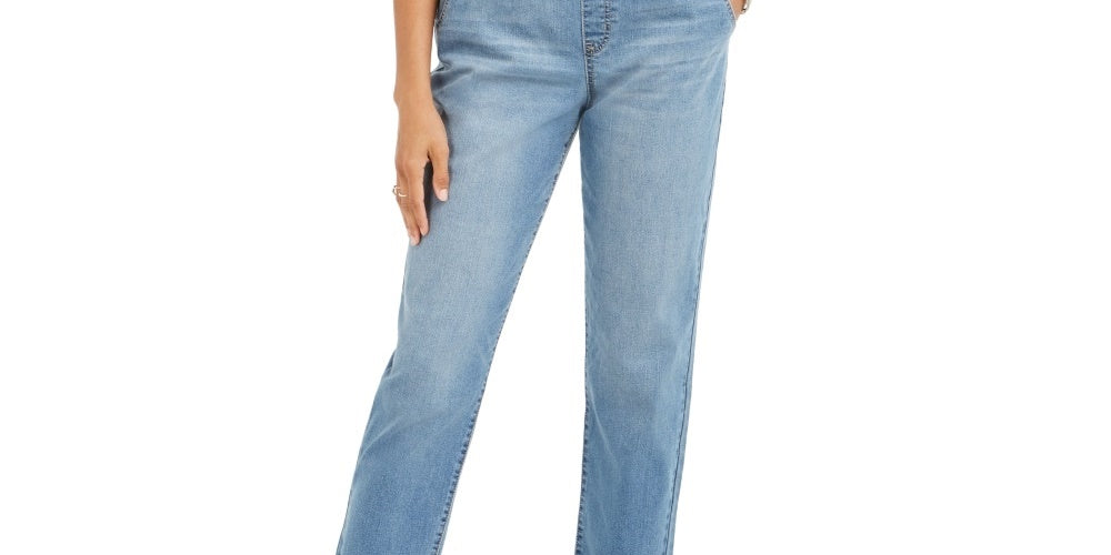 Style & Co Women's Denim Overalls Blue Size Medium