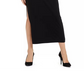 INC International Concepts Women's One-Shoulder Belted Maxi Dress Black Size Petite Small