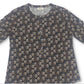 Style & Co Women's Printed Henley Shirt Black Size X-Large