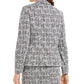 Kasper Women's Printed Wear To Work Jacket Charcoal Size 18