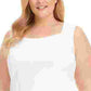 Kasper Women's Plus Size Animal-Print Jacquard Sheath Dress White Size Petite Small
