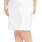 Kasper Women's Plus Size Animal-Print Jacquard Sheath Dress White Size Petite Small
