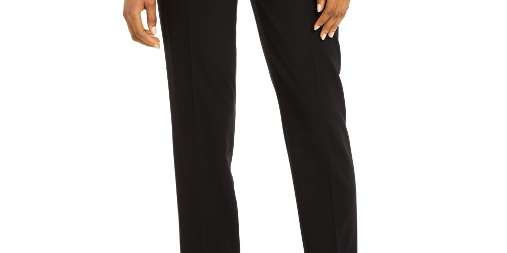 Bar III Women's Belted Pants Black Size 10