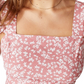 Cotton On Women's Fifi Frill Top Pink Size Large