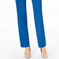 JM Collection Women's Petite Tummy-Control Curvy Fit Pants, Petite and Petite Short Blue Size 16X3