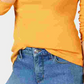 Charter Club Women's Pima Cotton Long-Sleeve Top Gold Size X-Large