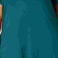 Alfani Women's Satin Trim High Low T-Shirt Green Size 3X