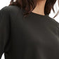Levi's Women's Fringed Crewneck Sweatshirt Black Size X-Large