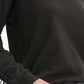 Levi's Women's Fringed Crewneck Sweatshirt Black Size X-Large