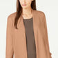 Alfani Women's Tie-Sleeve Cardigan Taupe Size Small