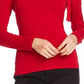 Vince Camuto Women's Cold Shoulder Asymmetrical Top Red Size X-Small