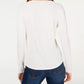 American Rag Junior's Lace Bib Top White Size X-Large