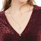 American Rag Juniors'' Burnout Velvet Top Black Size Large