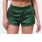 ARTISTIX Women's Brooklyn Colorblocked Fishnet Crop Top Green Size Small