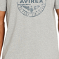Avirex Men's Globe Print T-Shirt Grey Size Medium