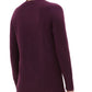 Calvin Klein Women's Button-Detail Crewneck Sweater Purple Size X-Large
