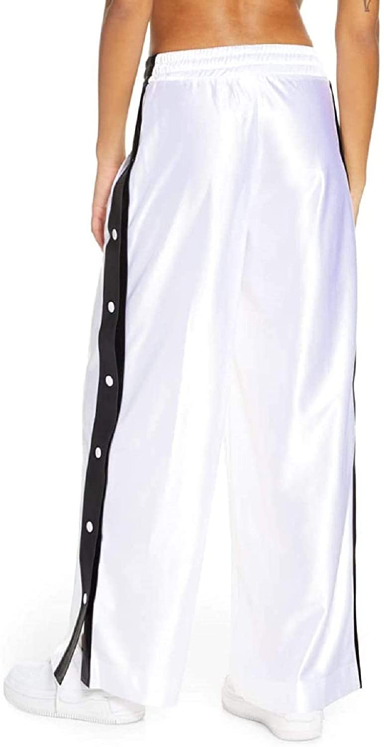 Nike Women's Sportswear Glam Dunk Snap Pants White Size Medium