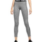 Nike Women's Pro Dri Fit Mesh Trimmed Leggings Charcoal Size Small