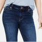 Celebrity Pink Junior's Ripped Cropped Skinny Jeans Blue Size 7