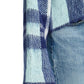 Weatherproof Vintage Women's Plaid Bell-Sleeve Sweater Blue Size X-Small