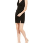 Teeze Me Junior's Chain Strap Sheath Dress Black Size 3