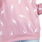 Rebellious One Juniors' Lightning Metallic Graphic Sweatshirt Pink Size Small