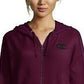 Champion Women's Heritage Herringbone Zip Hoodie Purple Size Small