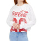 Love Tribe Juniors' Cotton Coca-Cola Graphic Top White Size X-Large