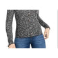 Crave Fame Juniors' Cozy Rib-Knit Top Black Size Extra Large