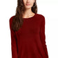 Planet Gold Juniors' Crewneck Sweater Red Size Large