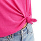 Free People Women's Cassidy Tee Size Pink Size X-Small