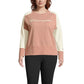 Champion Women's Plus Activewear Fitness Sweatshirt Pink Size 1X
