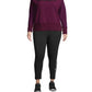 Champion Women's Plus Activewear Fitness Sweatshirt Purple Size 1X