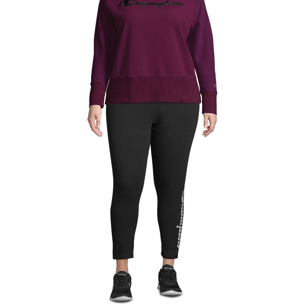 Champion Women's Plus Activewear Fitness Sweatshirt Purple Size 1X