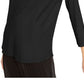 Eileen Fisher Women's Long Sleeve Scoop Neck Top Black Size Petite Small