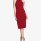 Rachel Roy Women's Halter Sheath Dress Red Size Small