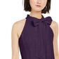 Vince Camuto Women's Bow Neck Fit & Flare Dress Purple Size 12