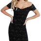 Guess Women's Drea Off The Shoulder Dress Black Size Small