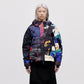 Utility Down Jacket - Dark Splatter